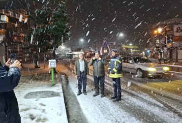 حضور دکتر آقاجانی و تلاش شبانه روزی در تسهیل روند بازگشایی معابر