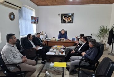 حضور رییس اداره پست شهرستان صومعه‌سرا در شهرداری تولم‌شهر