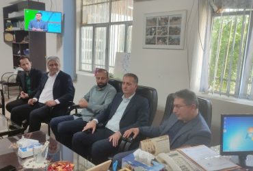 دیدار فرماندار محترم شهرستان با شهردار و مجموعه کارکنان شهرداری به مناسبت گرامیداشت هفته شهرداران و دهیاران