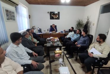 تجلیل از کارمند نمونه جناب آقای سید مصطفی ساداتی