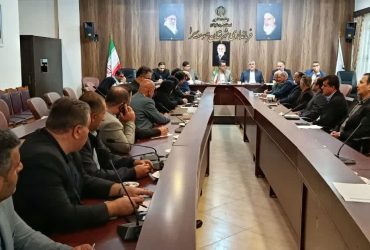 جلسه بررسی بهبود زیرساخت‌ها و پروژه‌های عمرانی