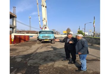 آغاز بتن ریزی سقف و ستون طبقه دوم ساختمان جدید شهرداری تولم شهر