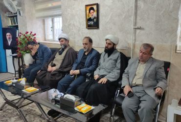 دیدار نوروزی از امام جمعه محترم شهرستان صومعه سرا جهت بررسی مسائل امنیتی و تعطیلات نوروز ۱۴۰۵