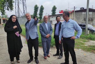 بررسی میدانی شهردار و اعضای محترم شورای اسلامی شهر