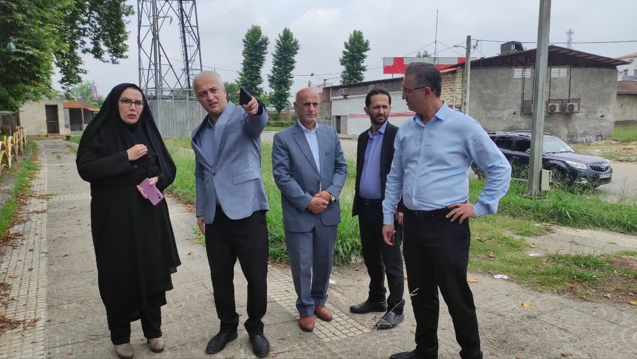 بررسی میدانی شهردار و اعضای محترم شورای اسلامی شهر