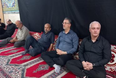 برگزاری مراسم عزاداری یادبود رهبرشهید در مسجد جامع تولمشهر