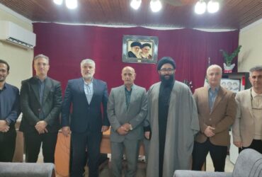 دیدار بخشدار و امام جماعت مسجد جامع تولم‌شهر با شهردار